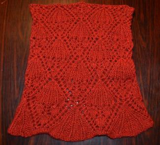 Strikket halsrør i hulmønster